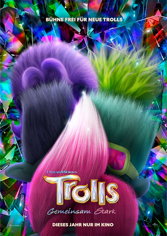 trolls gemeinsam stark plakat